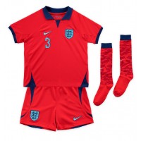 England Luke Shaw #3 Bortedraktsett Barn VM 2022 Kortermet (+ Korte bukser)